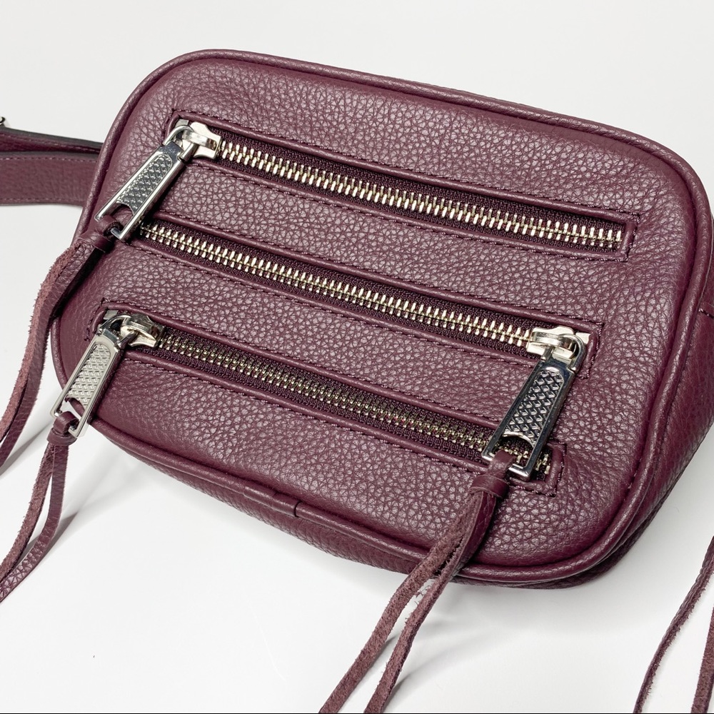 Rebecca Minkoff | Dark Cherry Leather Belt Bag